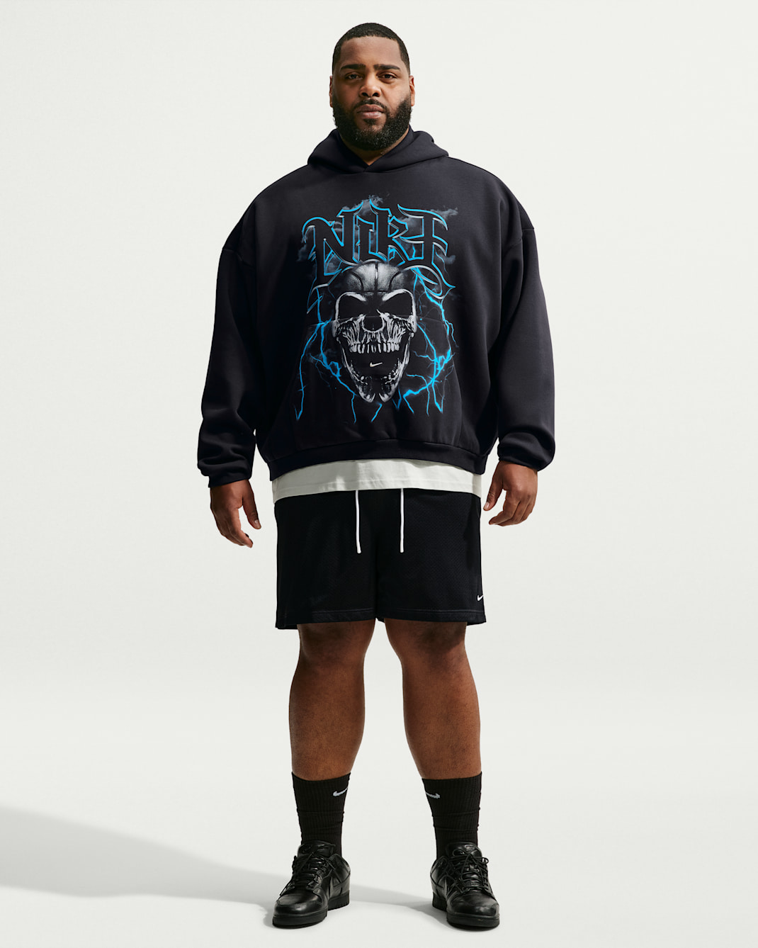 Nike Standard Issue Men's Brushed Pullover Basketball Hoodie