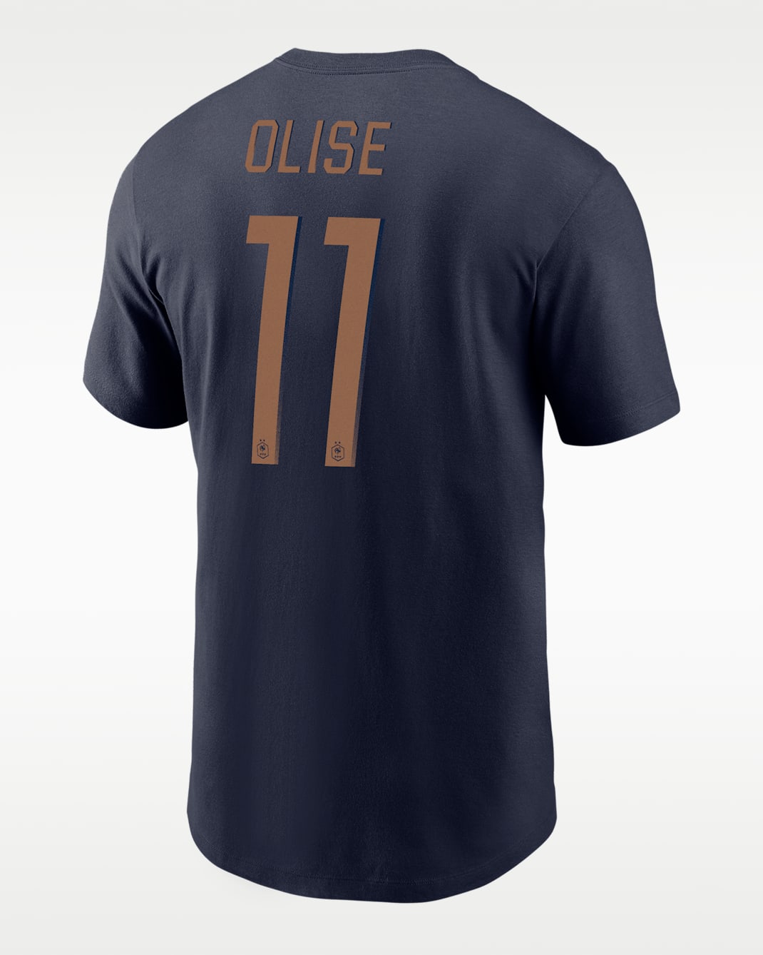 Michael Olise FFF Men's Nike Soccer T-Shirt - College Navy