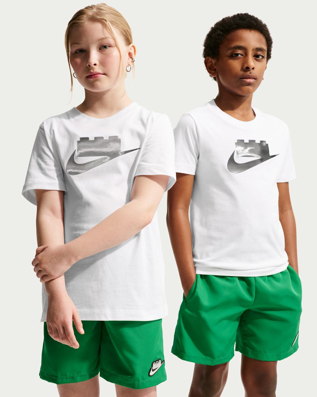 Nike x LEGO® Collection Older Kids' T-Shirt - White