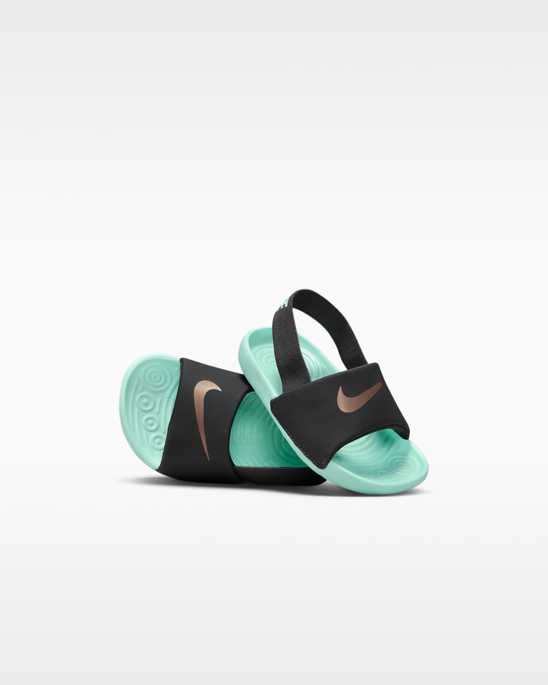 Nike Kawa Baby & Toddler Slides - Off-Noir/Off-Noir/Metallic Red Bronze