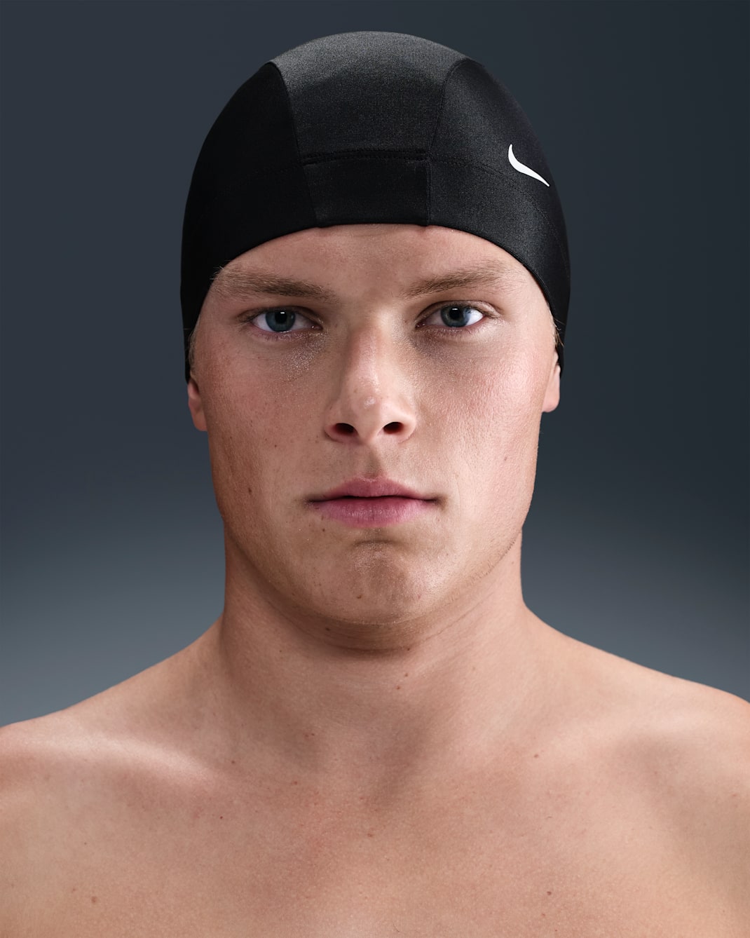 Gorra de natación Nike - Negro/Blanco