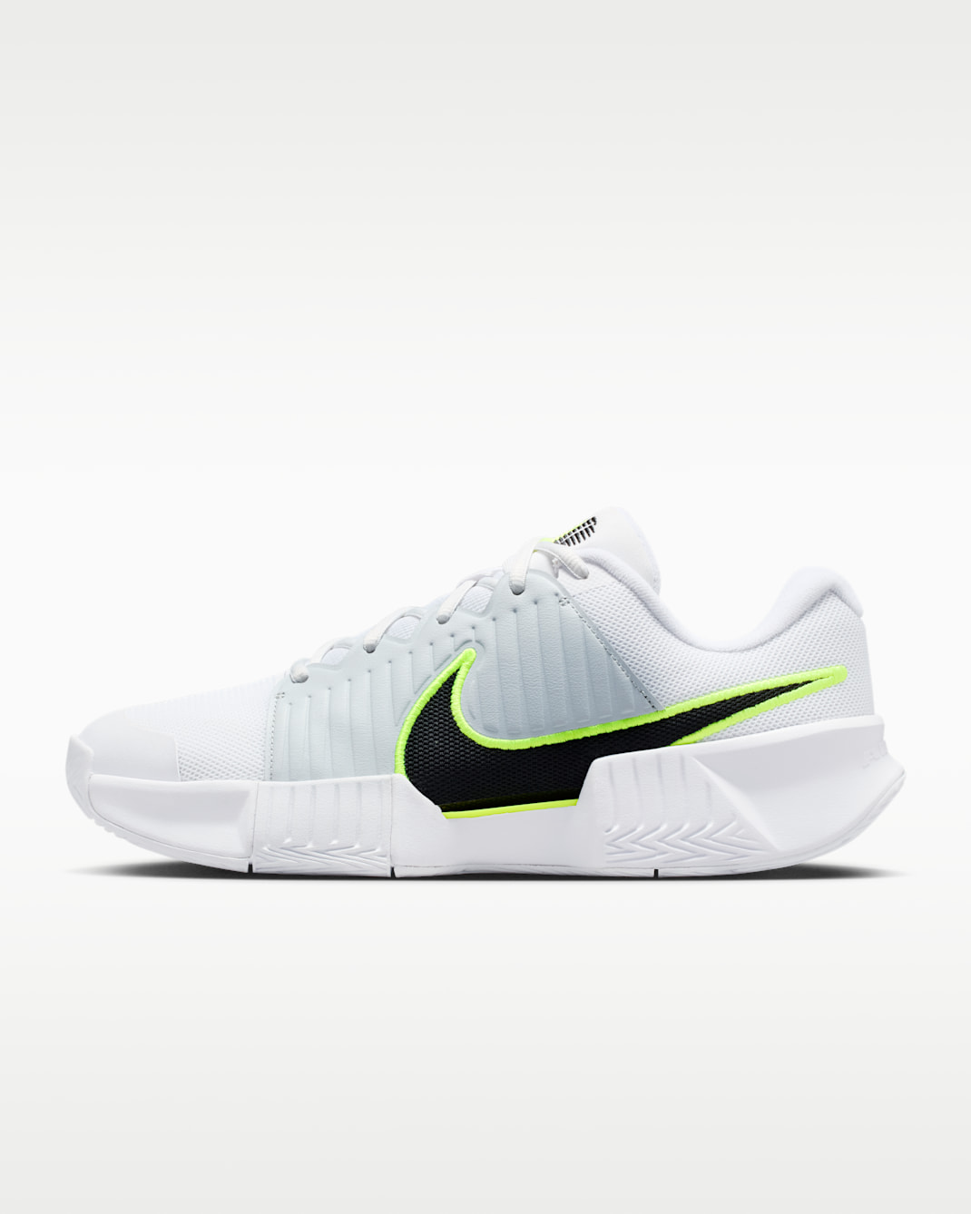 Nike GP Challenge Pro Men's Hard Court Tennis Shoes - White/Pure Platinum/Volt/Black