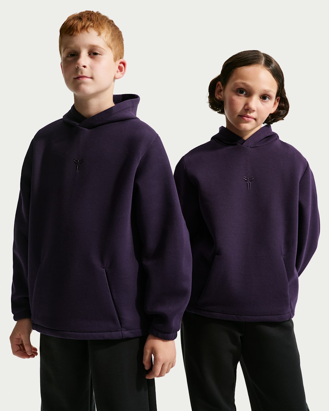 Kobe Older Kids' Dri-FIT Pullover Basketball Hoodie - Purple Dynasty/Purple Dynasty