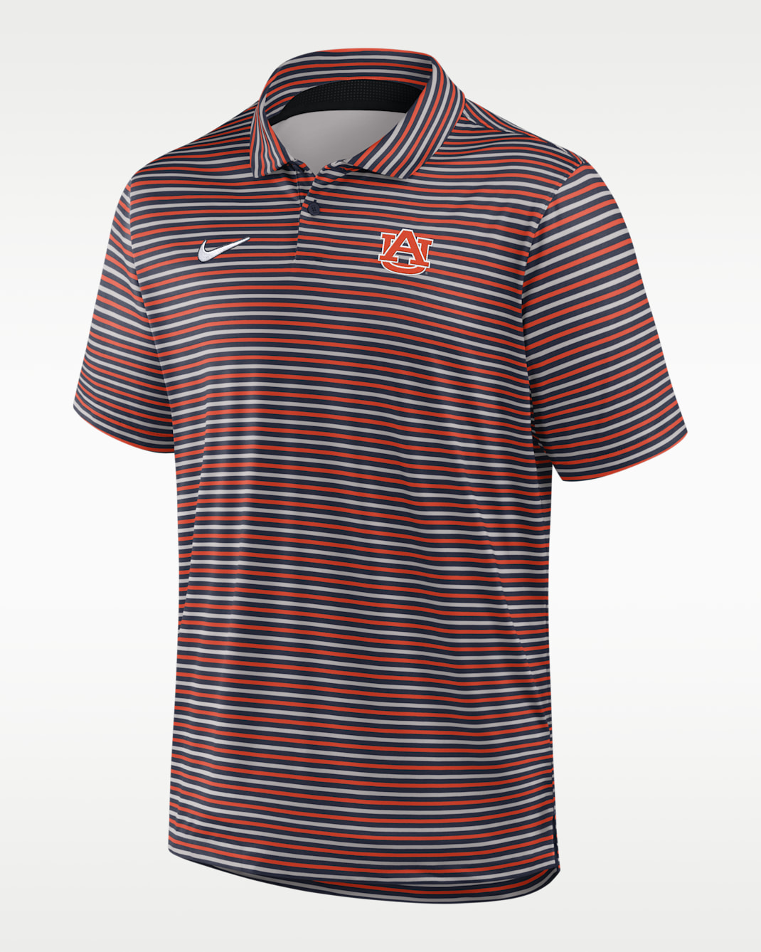 Polo universitario Nike Dri-FIT para hombre Auburn Tour Stripe - Azul marino