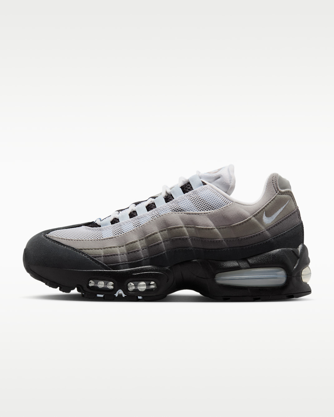 Chaussure Nike Air Max 95 OG pour femme - Noir/Blanc/Medium Grey/Blue Tint