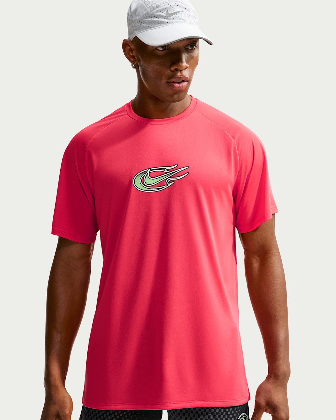 Nike Stride Dri-FIT ADV kortermet løpeoverdel til herre - Fusion Red