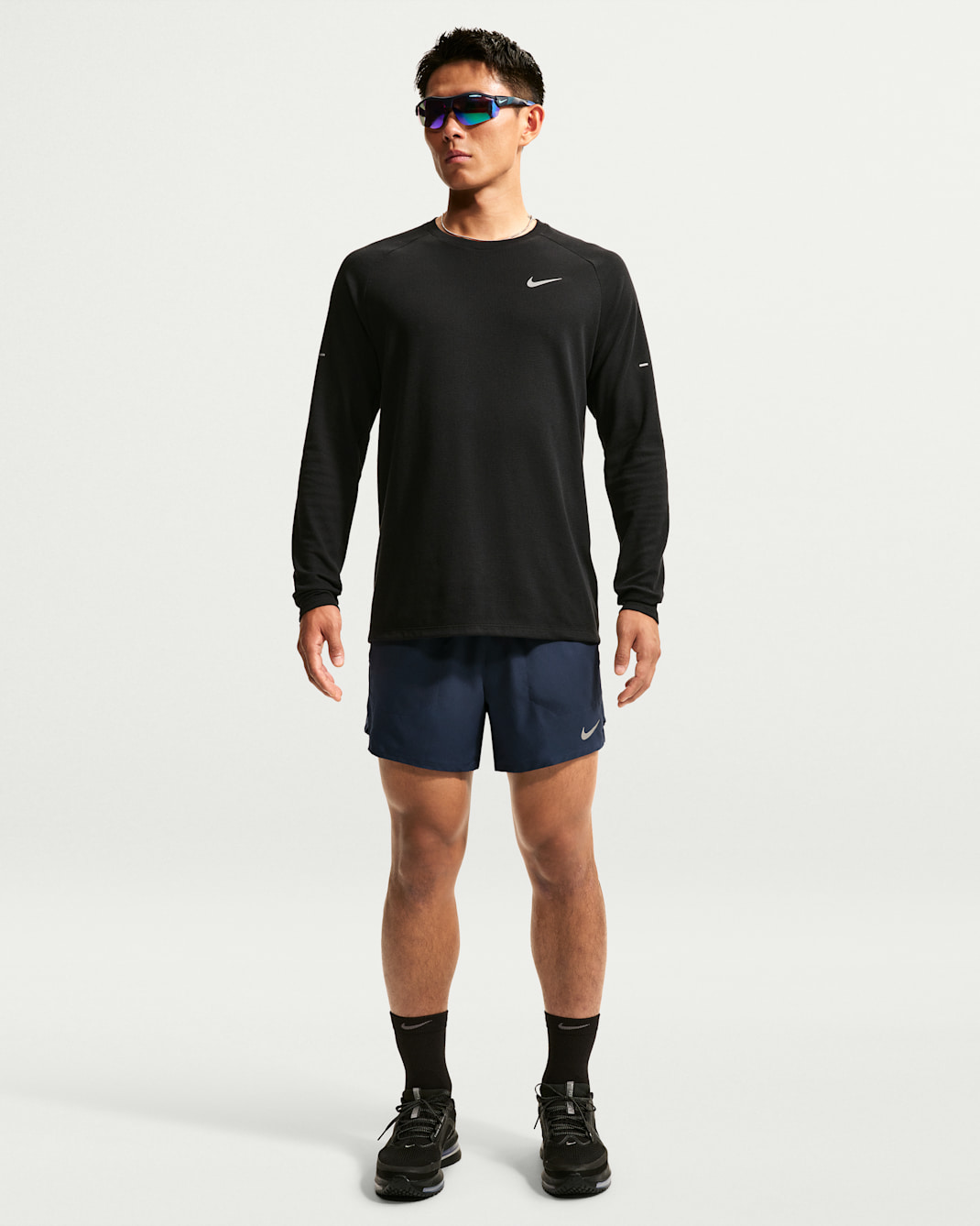 Nike Stride Men's Dri-FIT 13cm (approx.) Brief-Lined Running Shorts - Midnight Navy