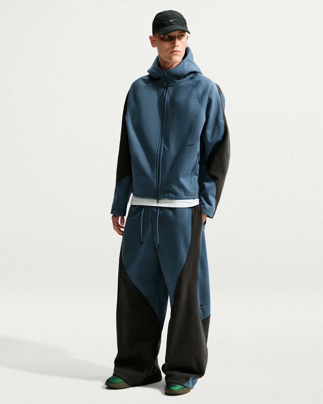 Nike Tech Boreas Men's Loose Therma-FIT Open-Hem Trousers - New Slate/Anthracite/Black
