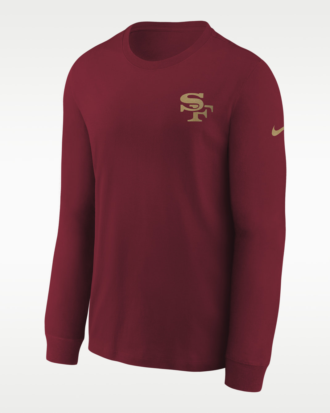 Playera de manga larga Nike de la NFL para niños talla grande San Francisco 49ers Rivalry - Negro