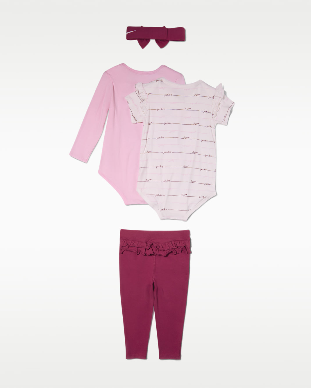 Nike Ready, Set, Grow! Baby (6-12M) 3-Piece Set with Headband