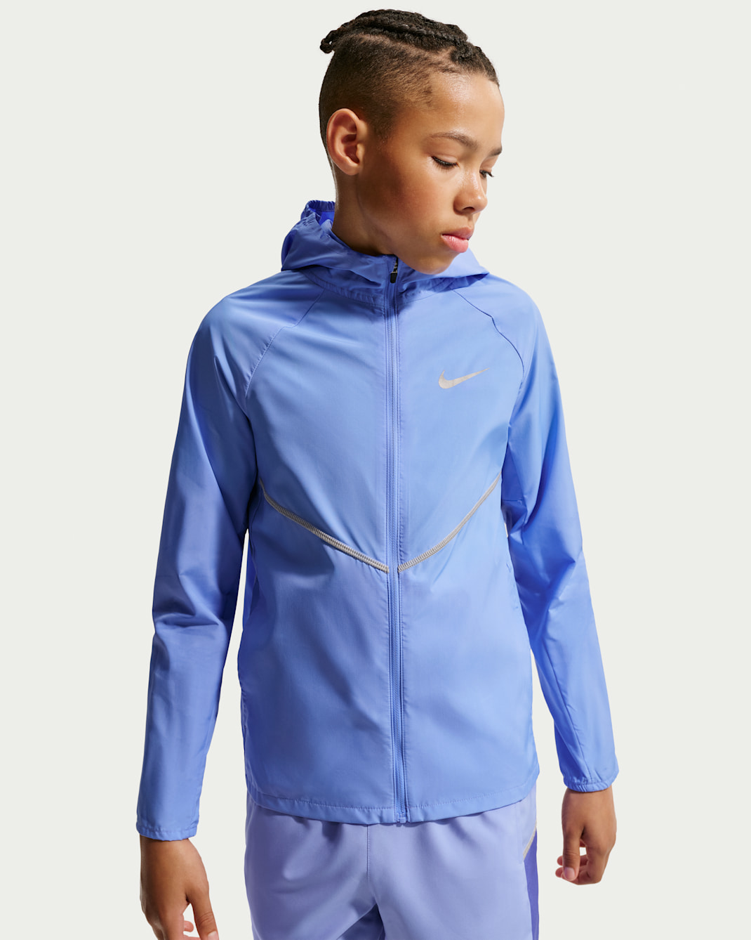 Nike Miler Kids' Repel UV Training Jacket - Royal Pulse