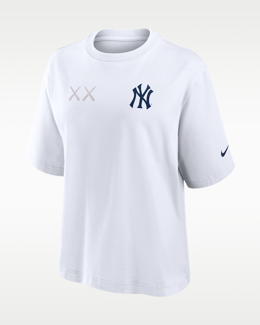 New York Yankees Boxy Women's Nike x KAWS MLB T-Shirt - White