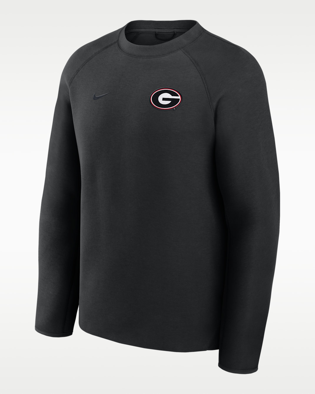 Georgia Tech Fleece Men's Nike College Pullover Crew - Black
