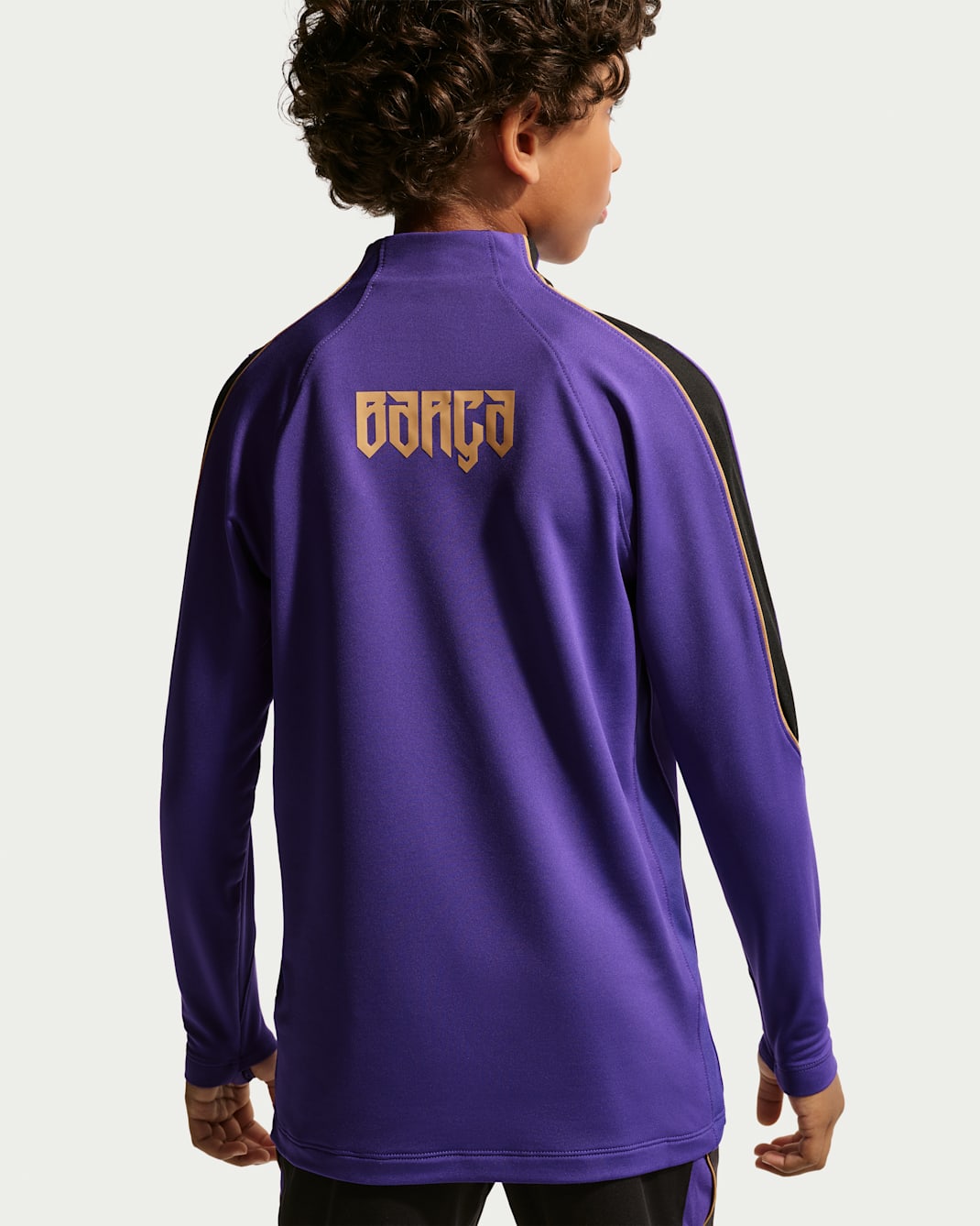 FC Barcelona Strike Away Big Kids' Kobe Dri-FIT Soccer Knit Drill Top