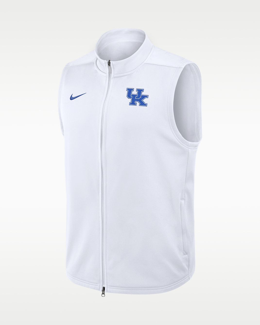Kentucky Primetime Victory Men's Nike Therma-FIT College Full-Zip Vest - White