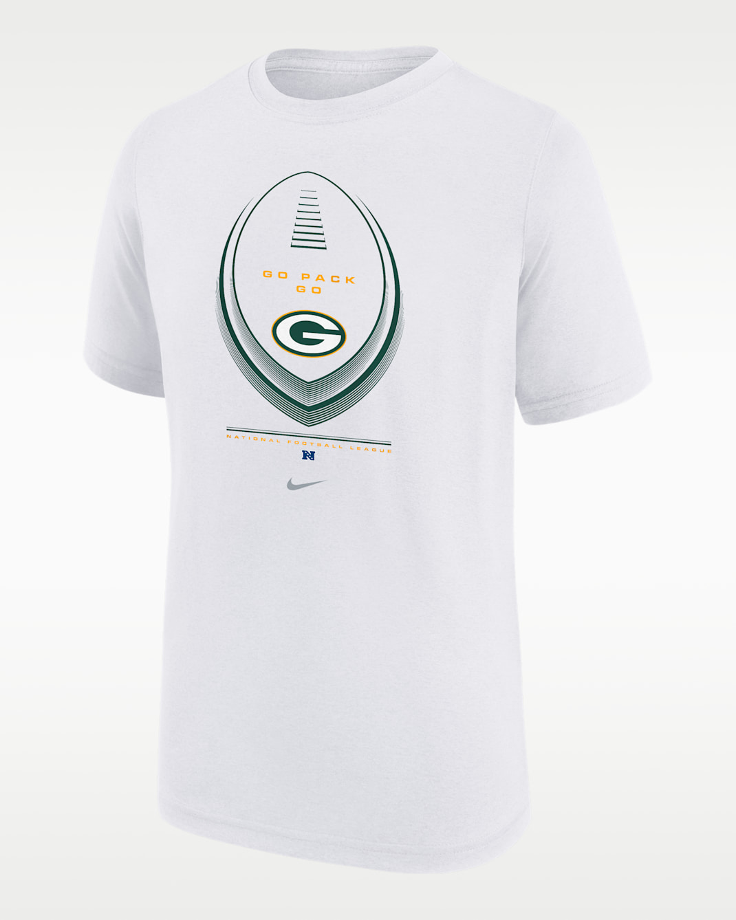 Playera Nike Dri-FIT de la NFL para niños talla grande Green Bay Packers Icon Legend Edition - Blanco