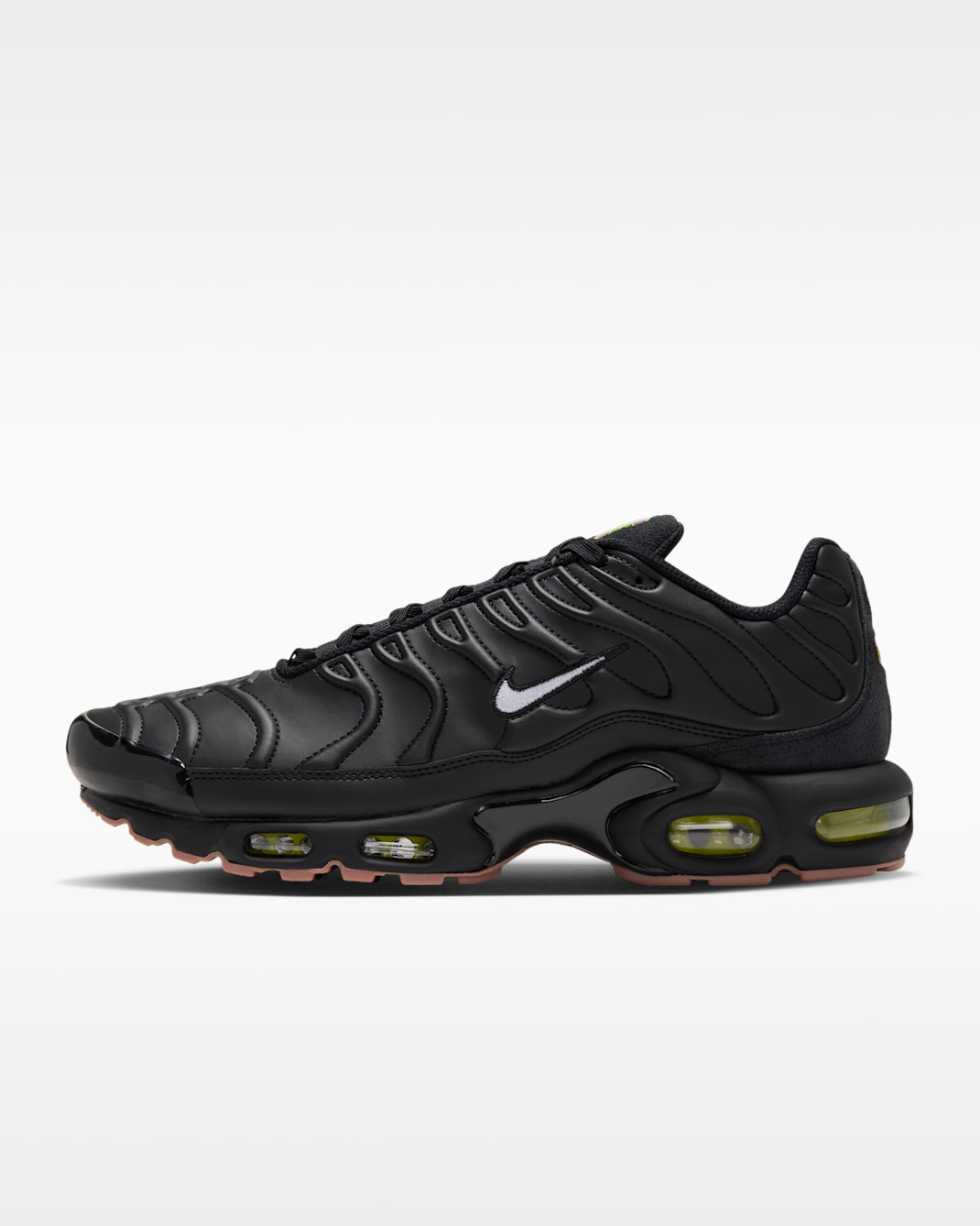 Nike Air Max Plus Men's Shoes - Black/Gum Medium Brown/Volt/White