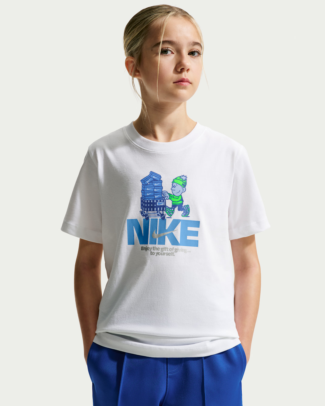 Nike Sportswear T-Shirt (ältere Kinder) - Weiß