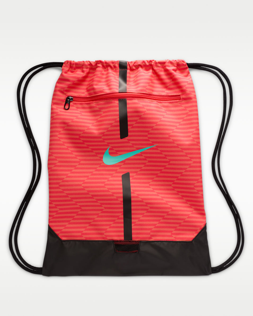 Nike Academy Football Gymsack (18L) - Ember Glow/Black/Aurora Green