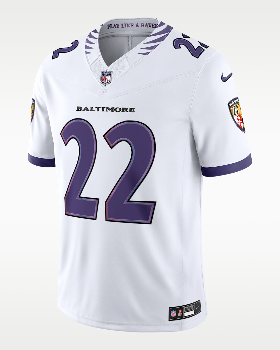 Derrick Henry Baltimore Ravens Men's Nike Dri-FIT NFL Limited Jersey - White