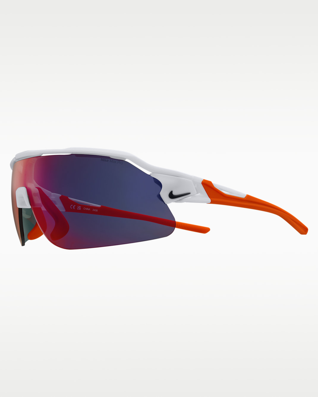 Lentes de sol con diseño avanzado Field Tint Nike Flyfree Shield - Blanco