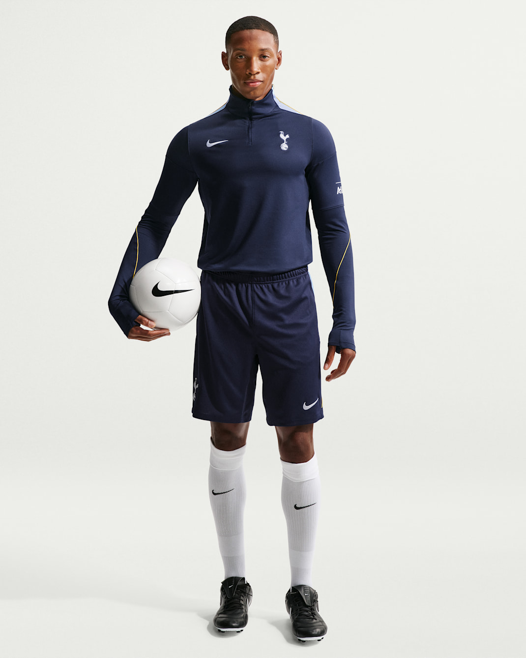 Tottenham Hotspur Strike Men's Nike Dri-FIT Football Knit Shorts - Obsidian/Light Blue/White