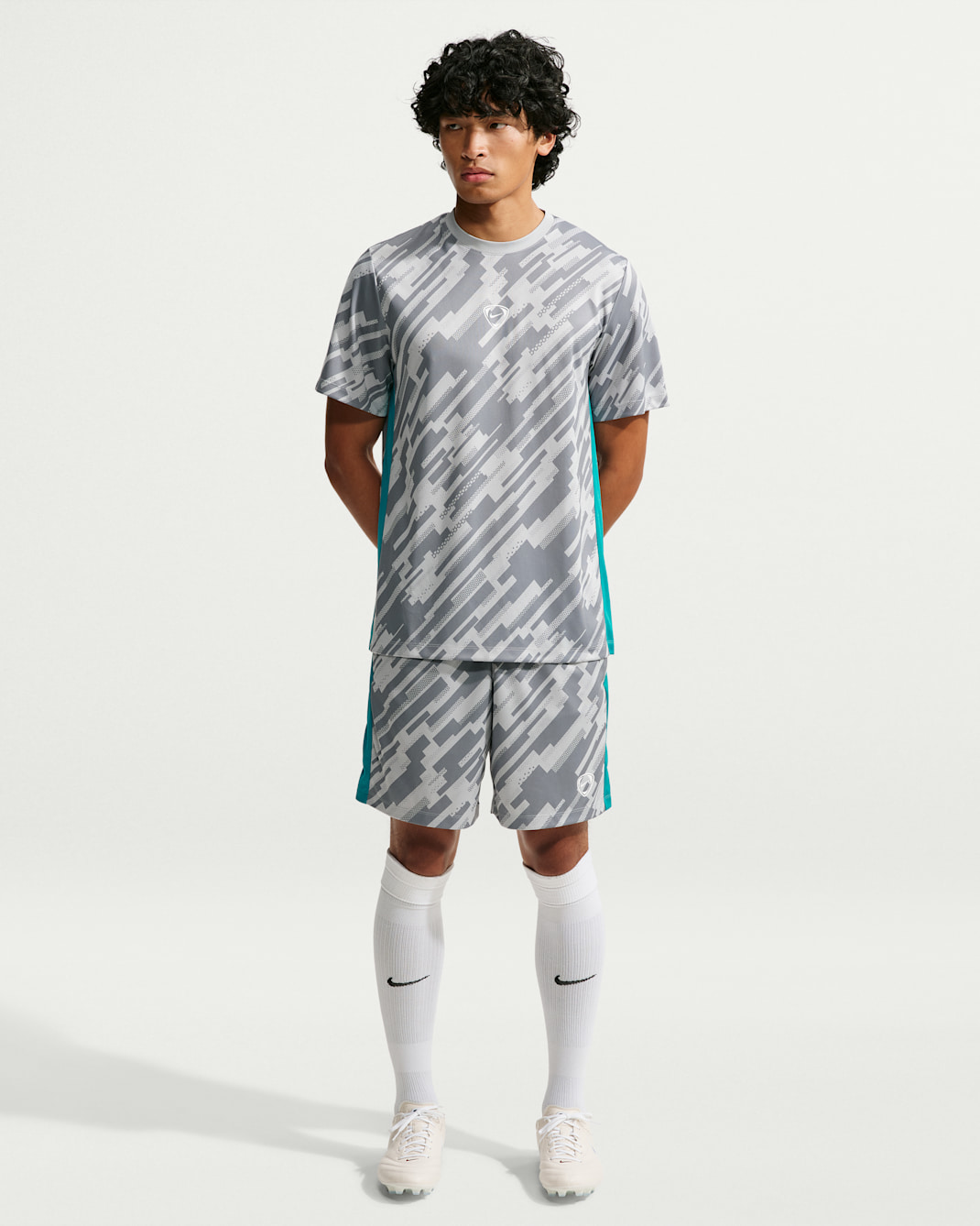 Nike Academy+ Men's Dri-FIT Football Shorts - Wolf Grey/Cool Grey/Energy/White