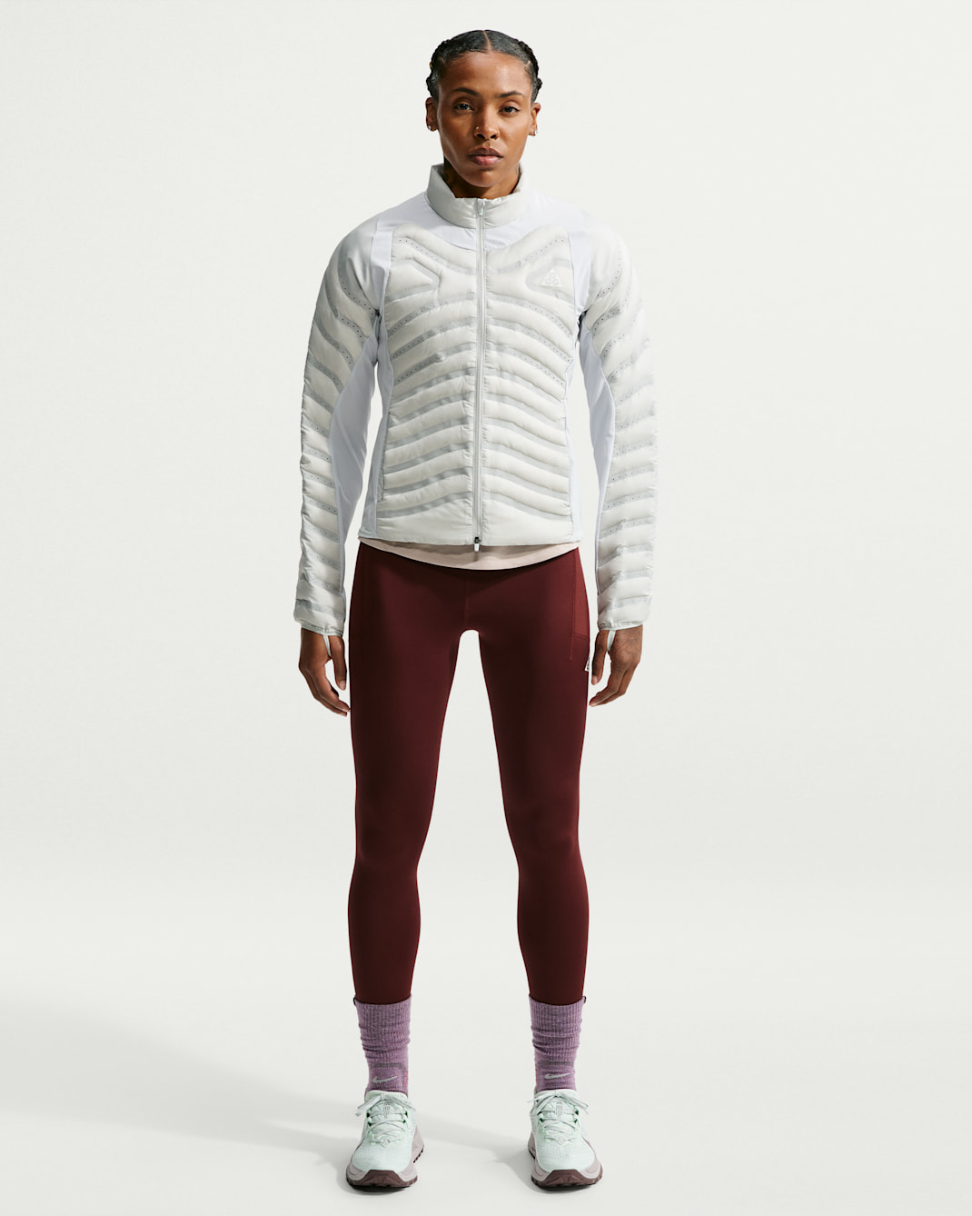 Nike ACG Women's Dri-FIT High-Waisted 7/8 Trail Running Leggings - Mystic Dates/Black/Summit White