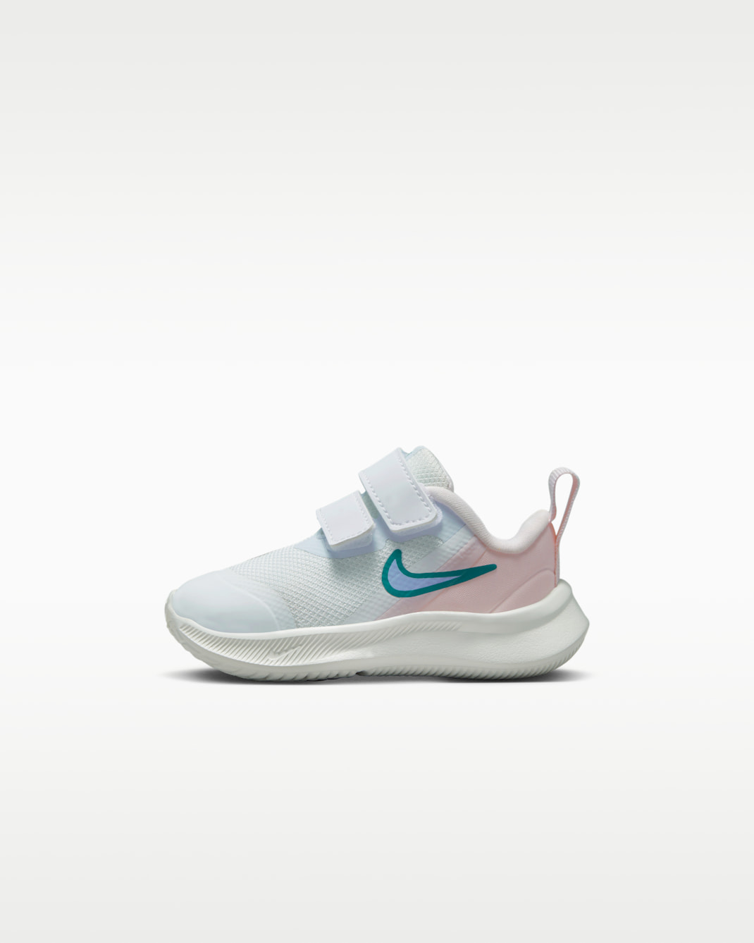 Nike Star Runner 3 Baby/Toddler Shoes - White/Pearl Pink/Mineral Teal/Cobalt Bliss