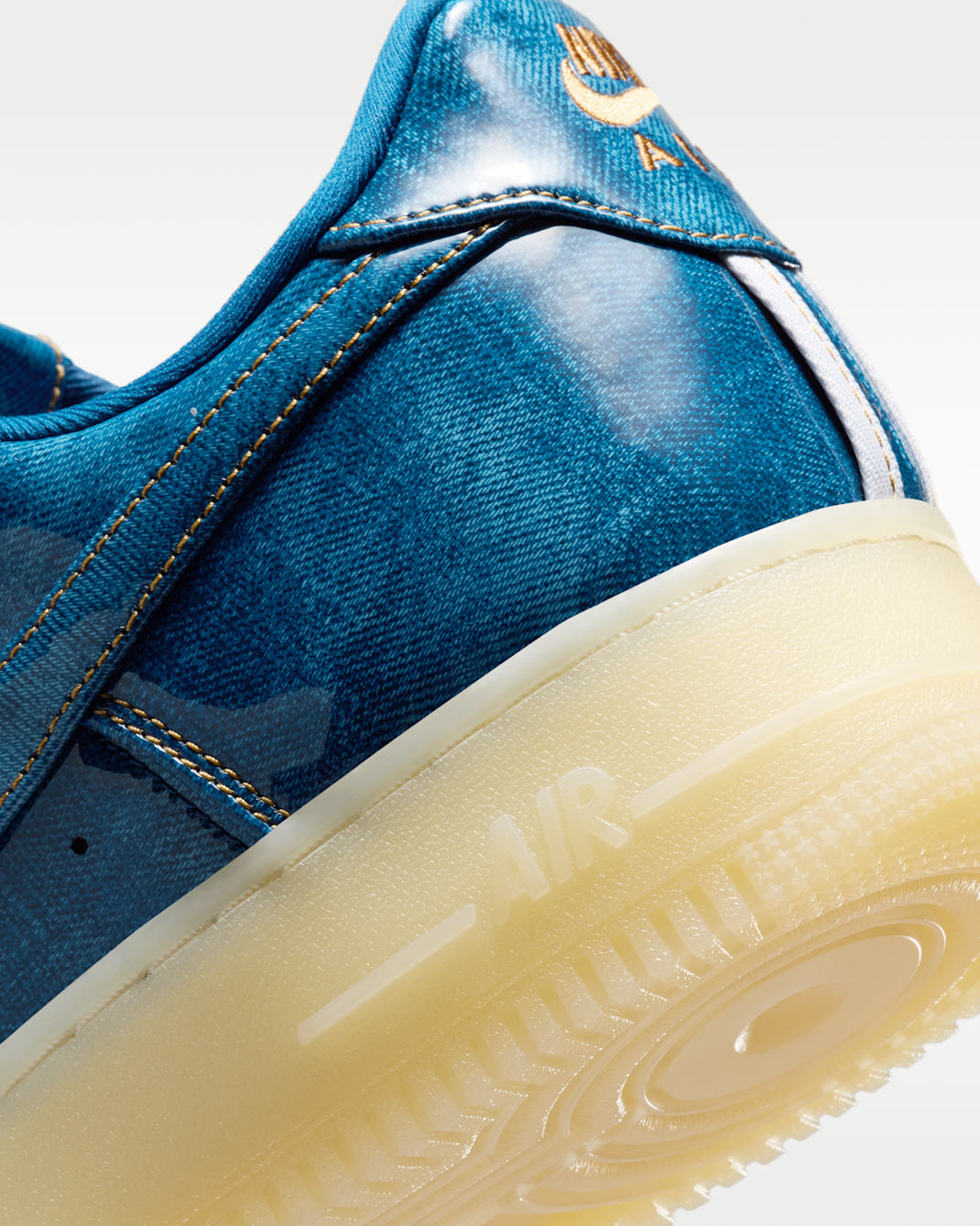 Nike Air Force 1 Retro Men's Shoes - Coastal Blue/Natural/Flax/Coastal Blue