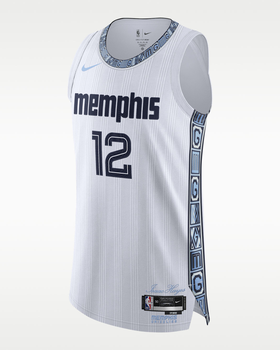 Ja Morant Memphis Grizzlies City Edition Men's Nike Dri-FIT ADV NBA Authentic Jersey - White
