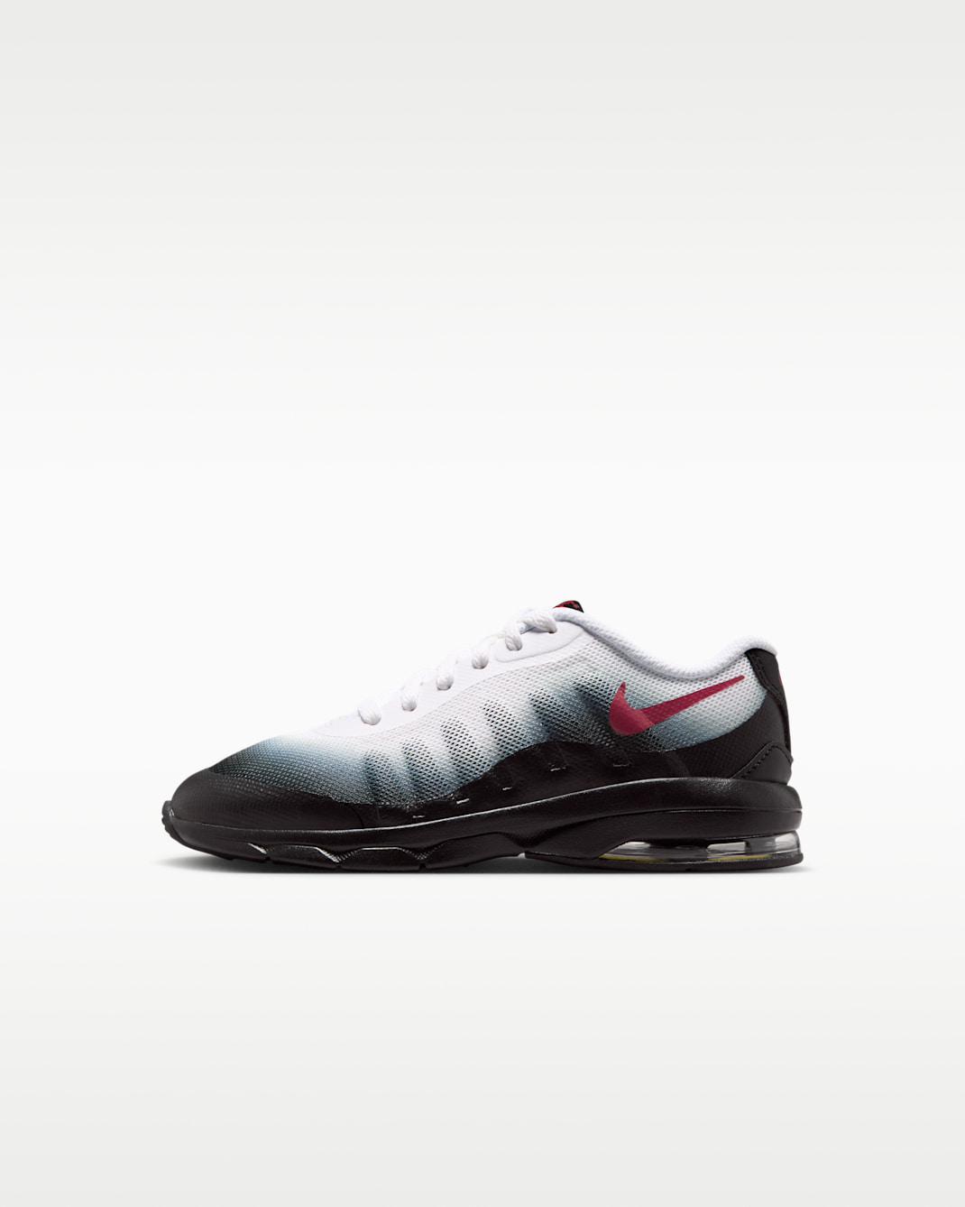 Nike Air Max Invigor Little Kids' Shoes - White/Black/Smoke Grey/Tough Red