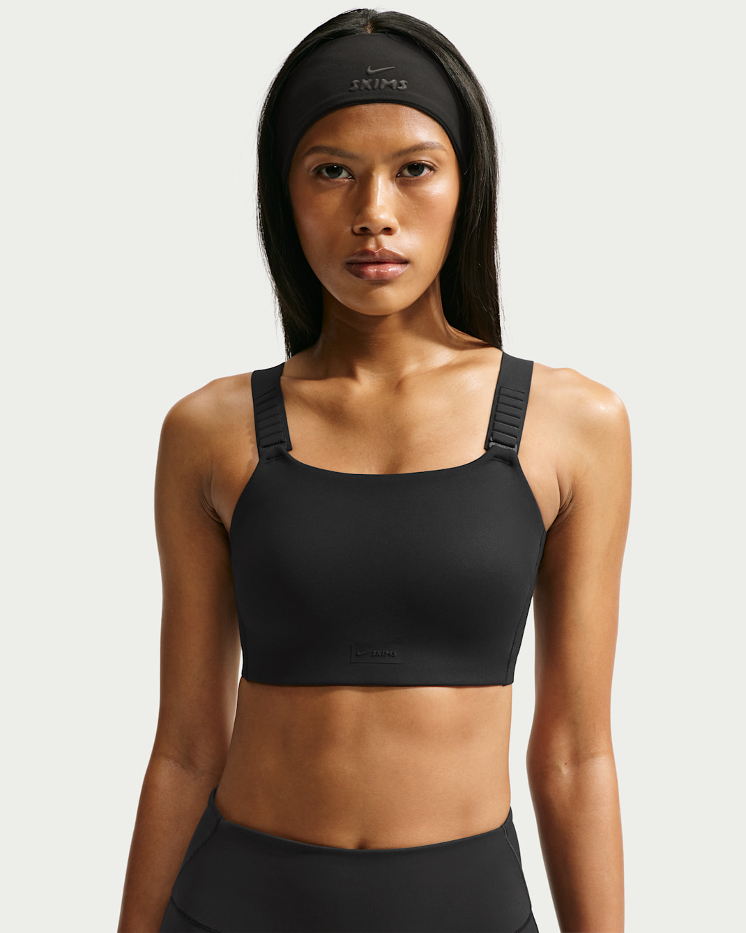 NikeSKIMS Matte Women's Wide-Strap Bra - NSKM Obsidian