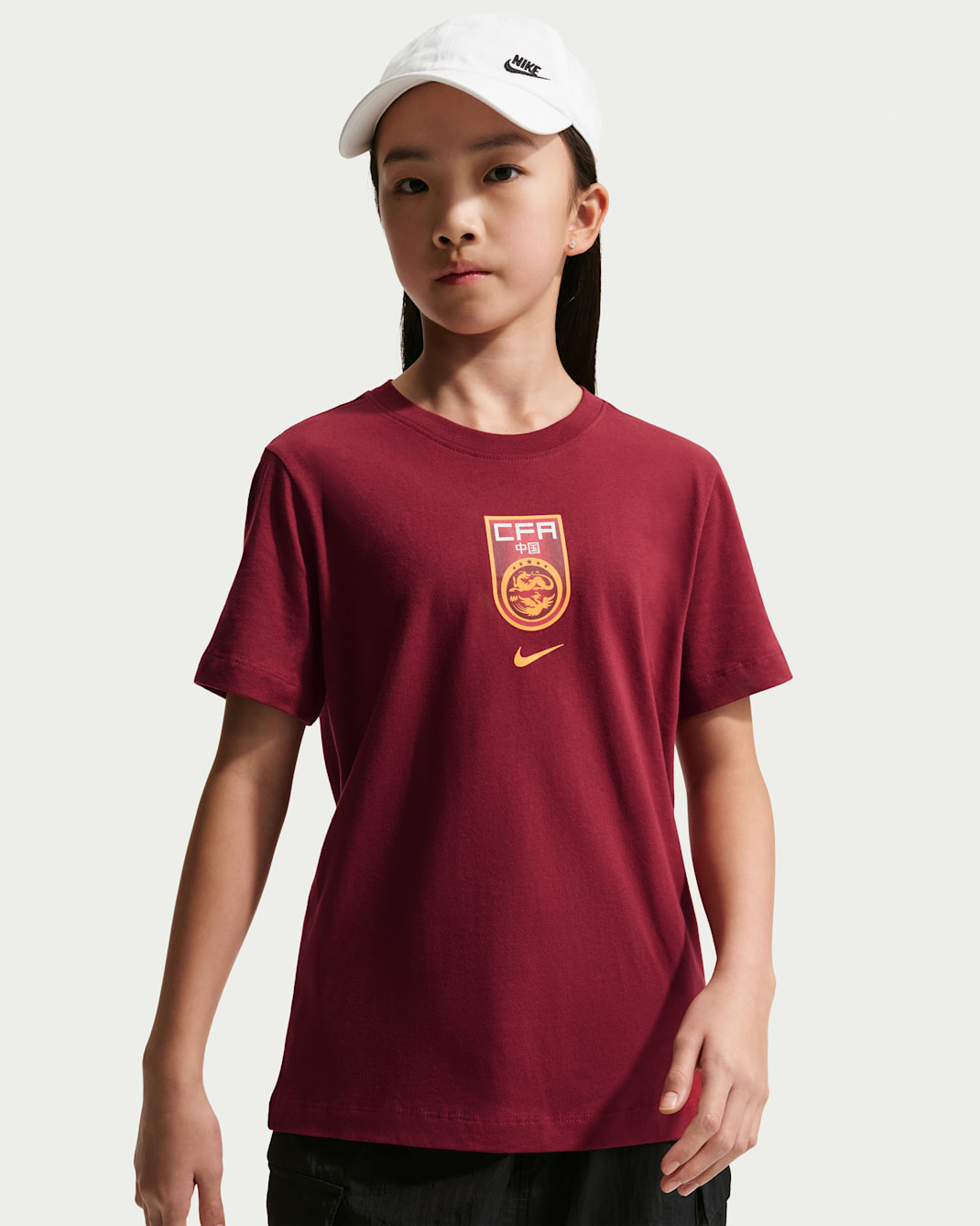 China Older Kids' Nike Football T-Shirt - Team Red