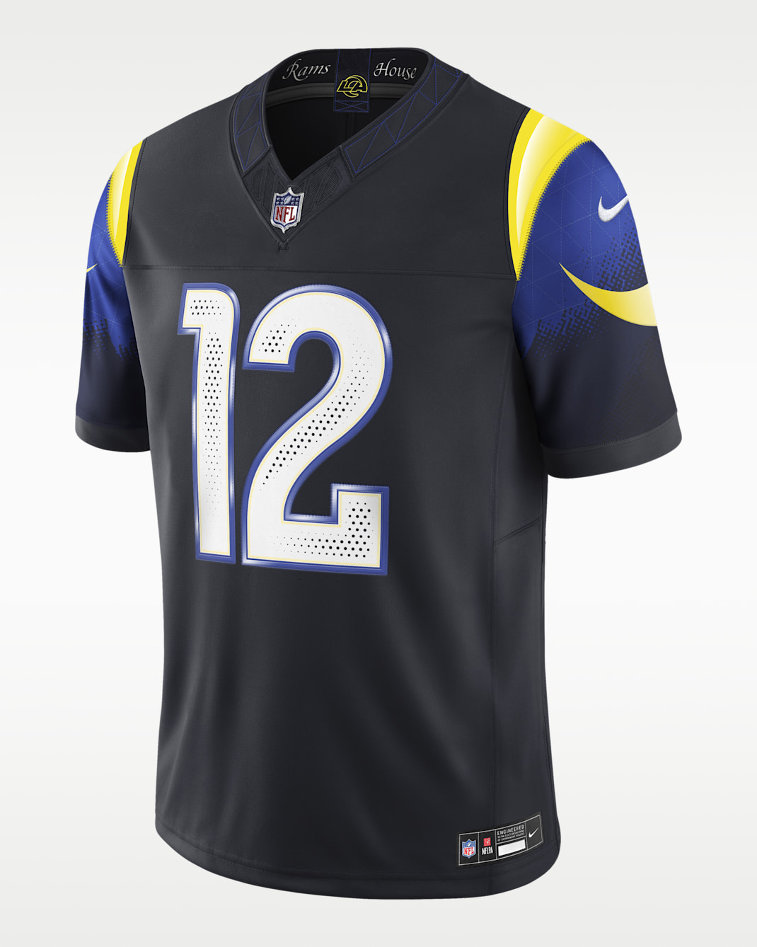 Puka Nacua Los Angeles Rams Rivalries Collection Men's Nike Dri-FIT NFL Limited Jersey - Navy