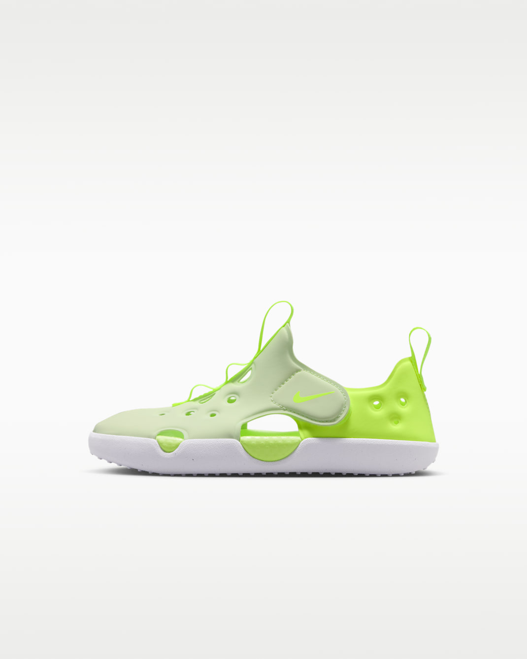 Sandalias para niños de preescolar Nike Sunray Protect 4 - Tinte volt/Blanco/Hielo volt