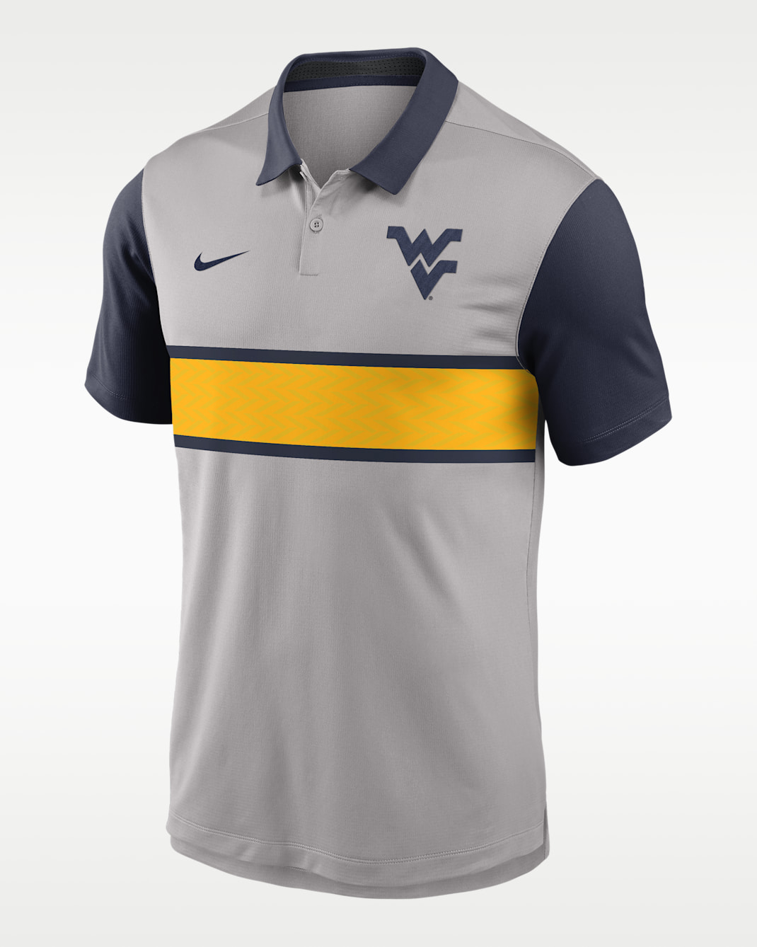 West Virginia Vapor Men's Nike Dri-FIT College Polo - Grey