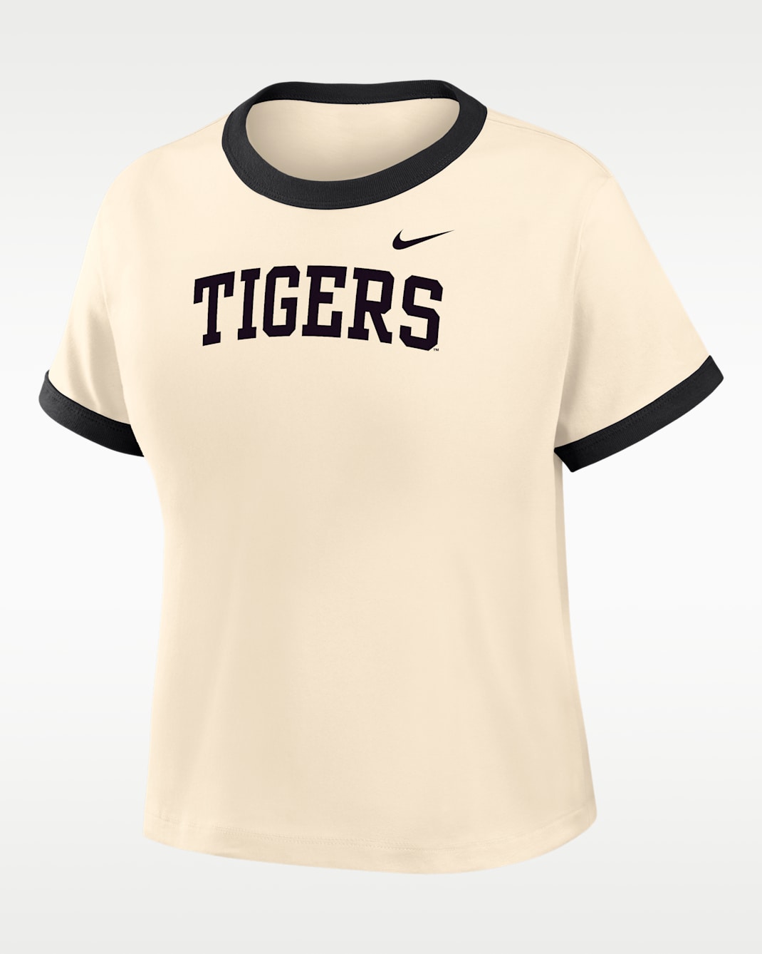 Nike College (Missouri Women's Ringer T-Shirt - Natural/Black