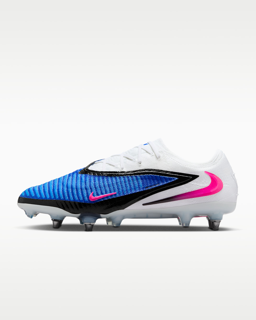 Nike Phantom 6 Low Elite Soft-Ground Football Boot - Racer Blue/White/Pink Blast