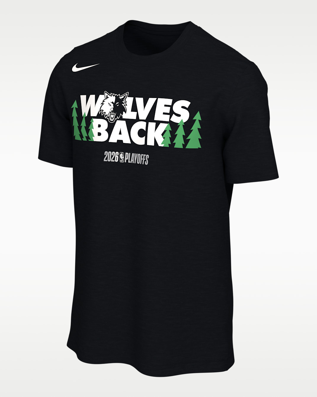 Minnesota Timberwolves Nike Men's Basketball T-Shirt - Black