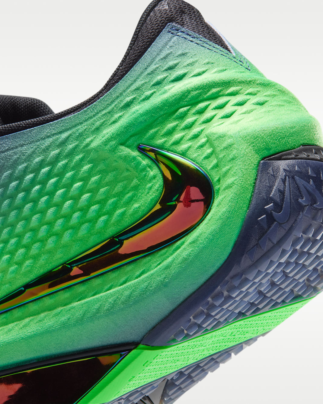 Ja 4 "Nightmare" Basketball Shoes - Obsidian/Black/Voltage Green/Multi-Color
