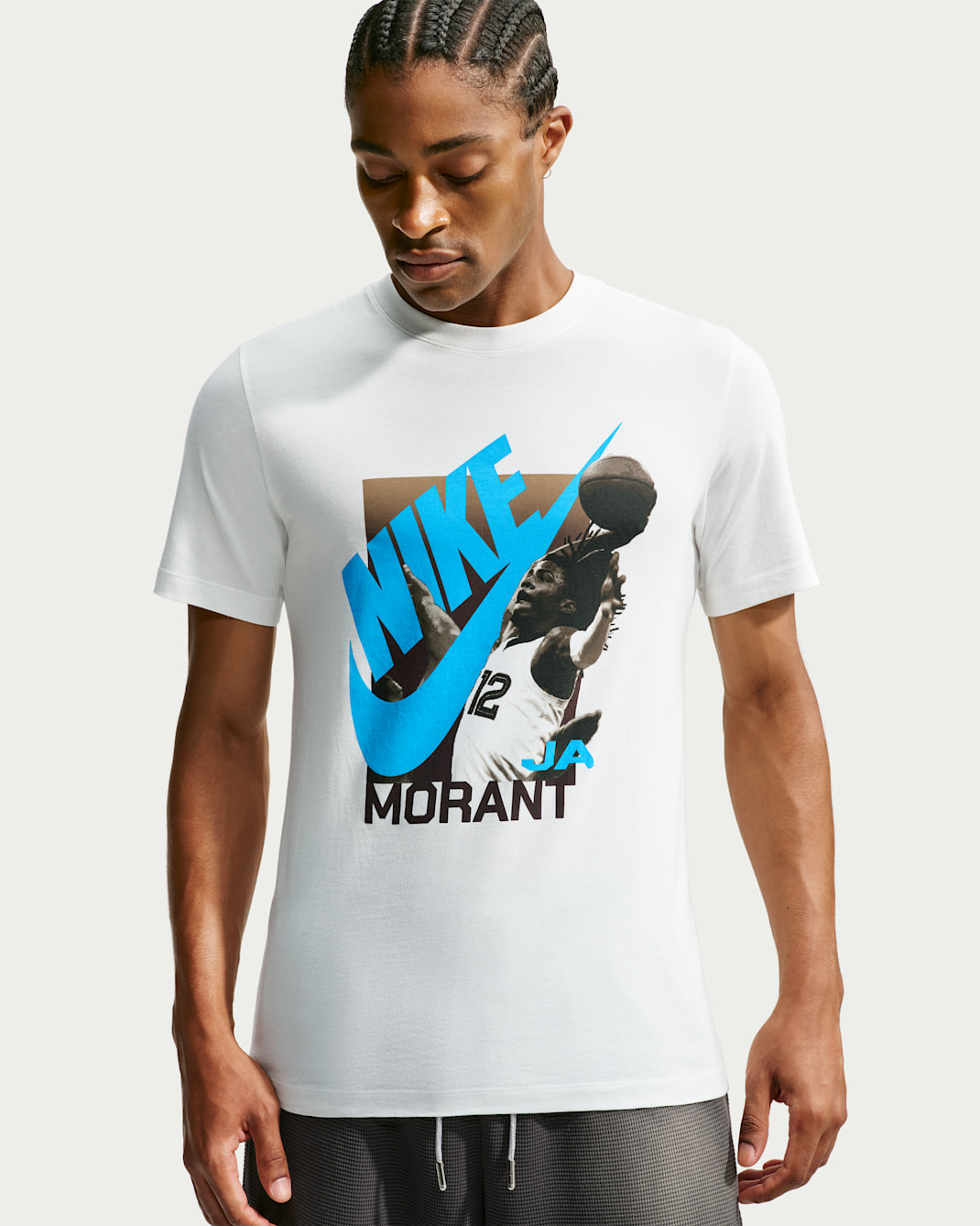 T-shirt de basketball Ja pour homme - Sail