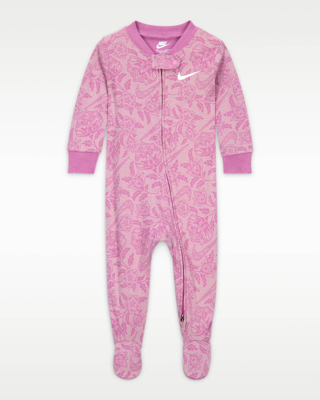 Mono completo para bebé (de 0 a 9 meses) Nike Lace It Up - Magenta claro