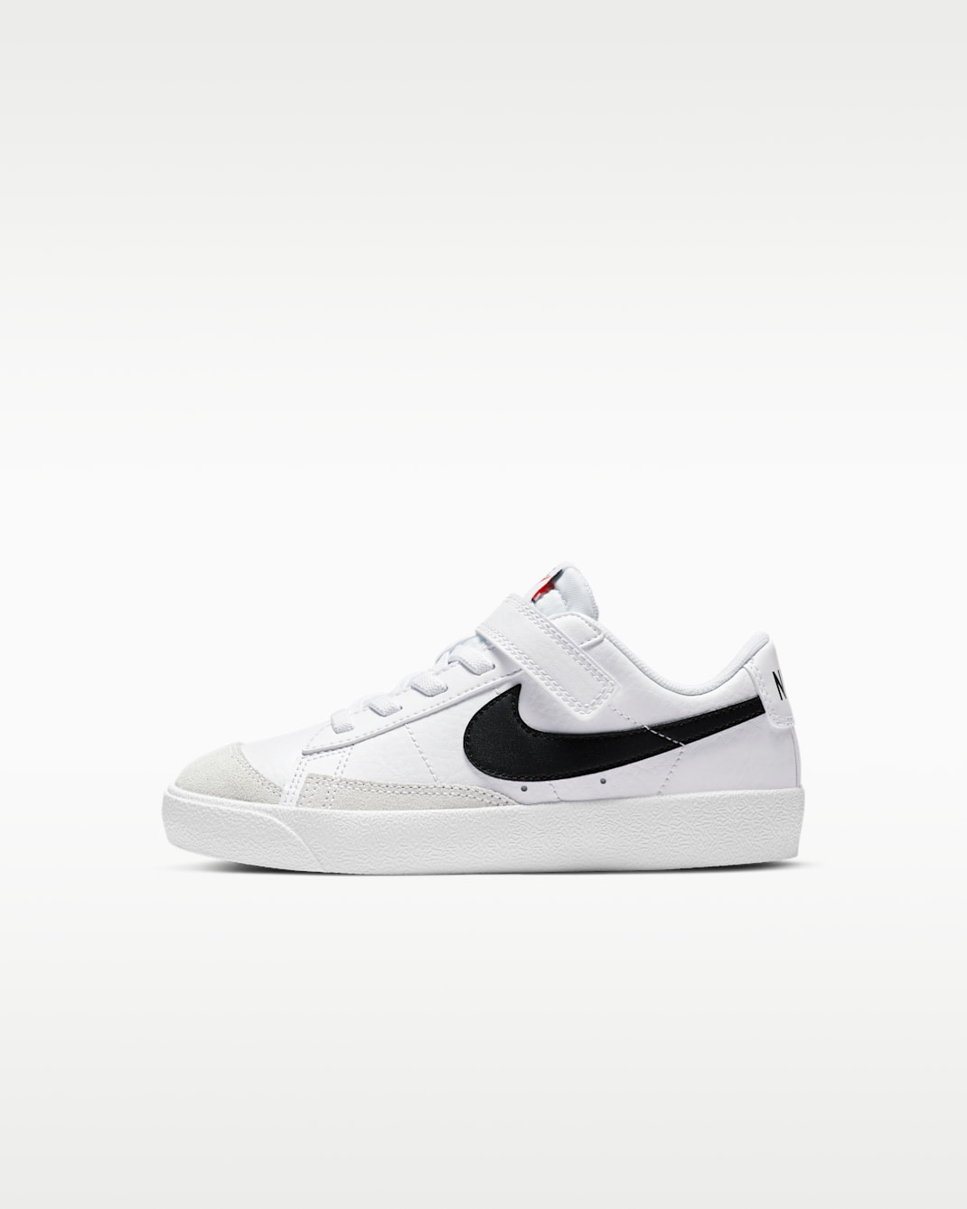 Nike Blazer Low '77 Younger Kids' Shoes - White/Total Orange/Black