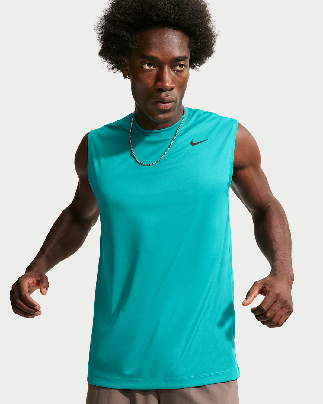 Nike Men's Dri-FIT Sleeveless Training Top - Energy/Black