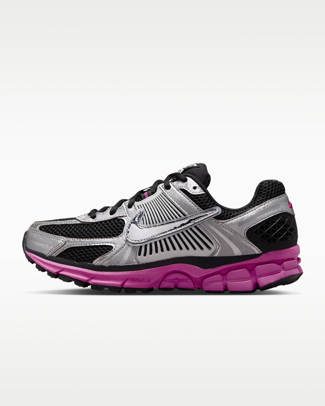 Nike Zoom Vomero 5 Women's Shoes - Off Noir/Fire Pink/Photon Dust/Metallic Silver