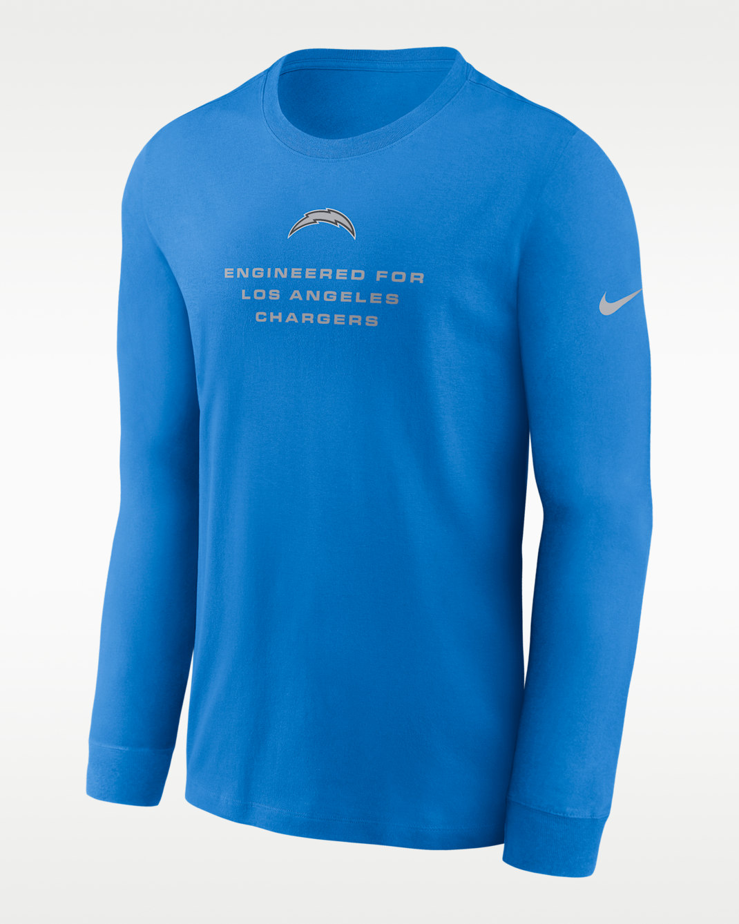 Playera de manga larga Nike Dri-FIT de la NFL para hombre Los Angeles Chargers Team Issue - Azul