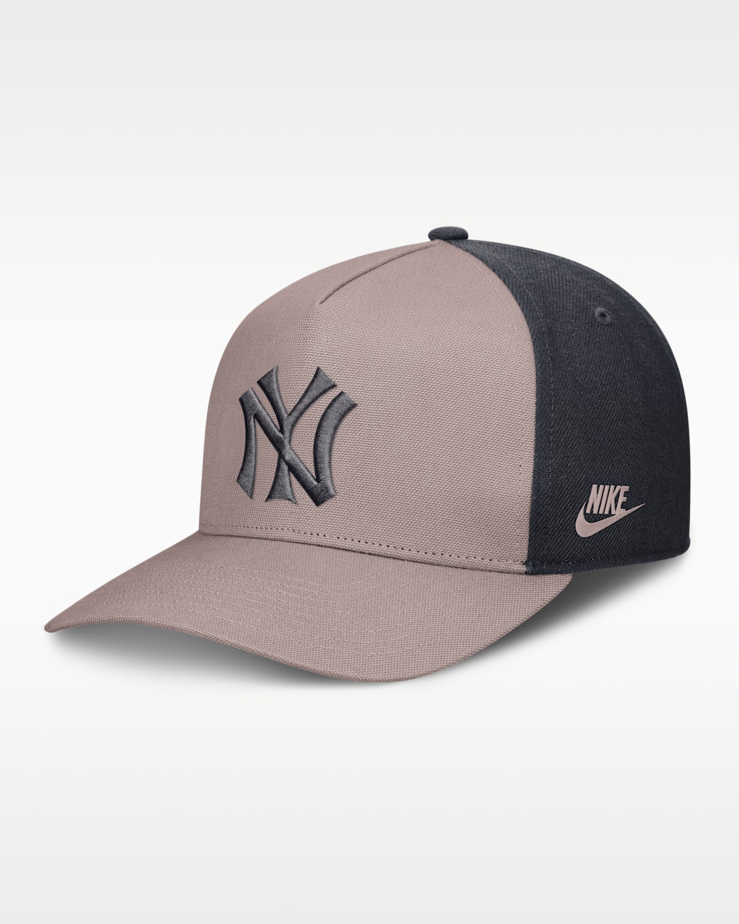 Gorra Nike de la MLB ajustable con estructura A-Frame para hombre New York Yankees Cooperstown Rise - Café claro leyenda/Azul oscuro
