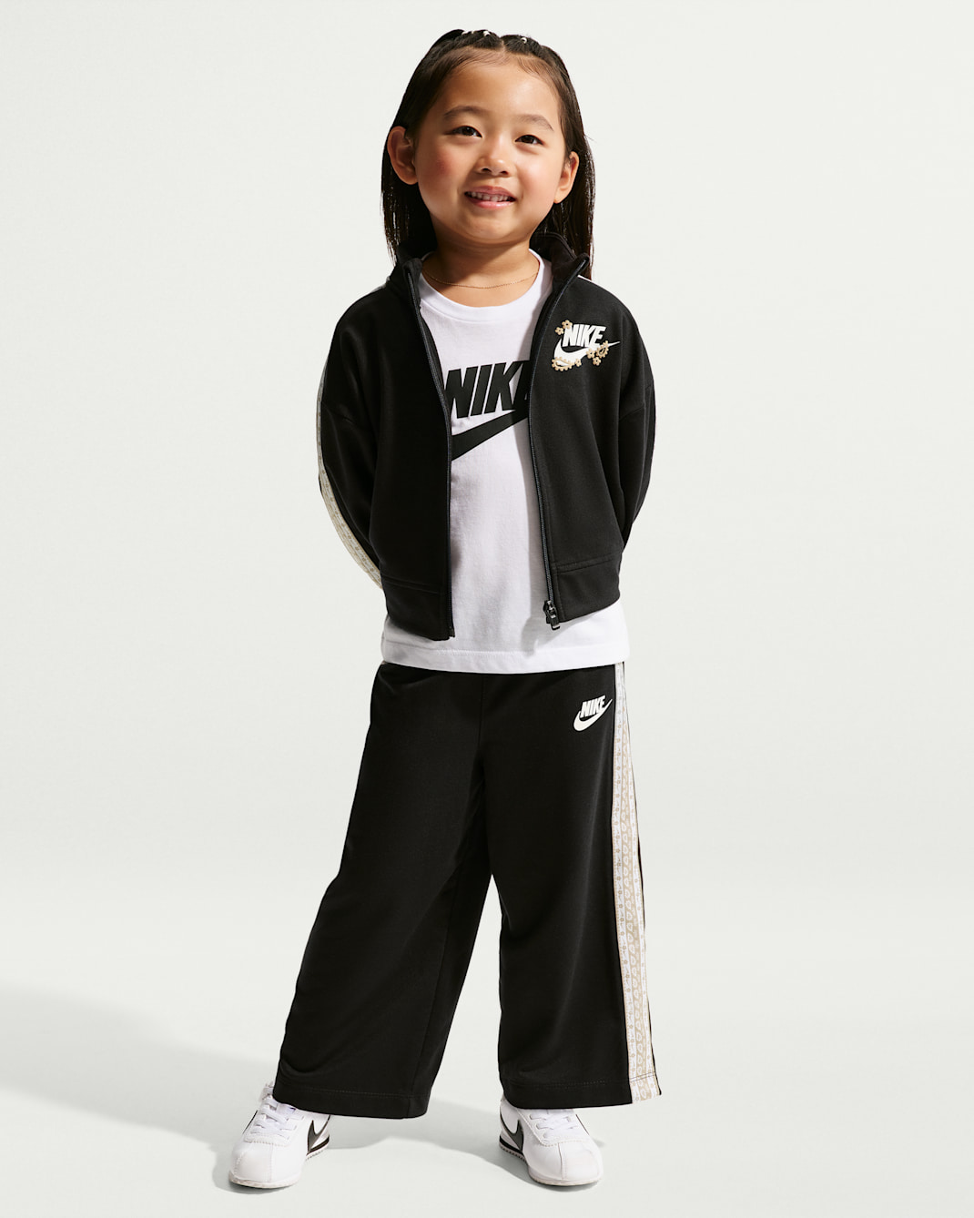 Nike Retro Remix Toddler 2-Piece Track Set - Black
