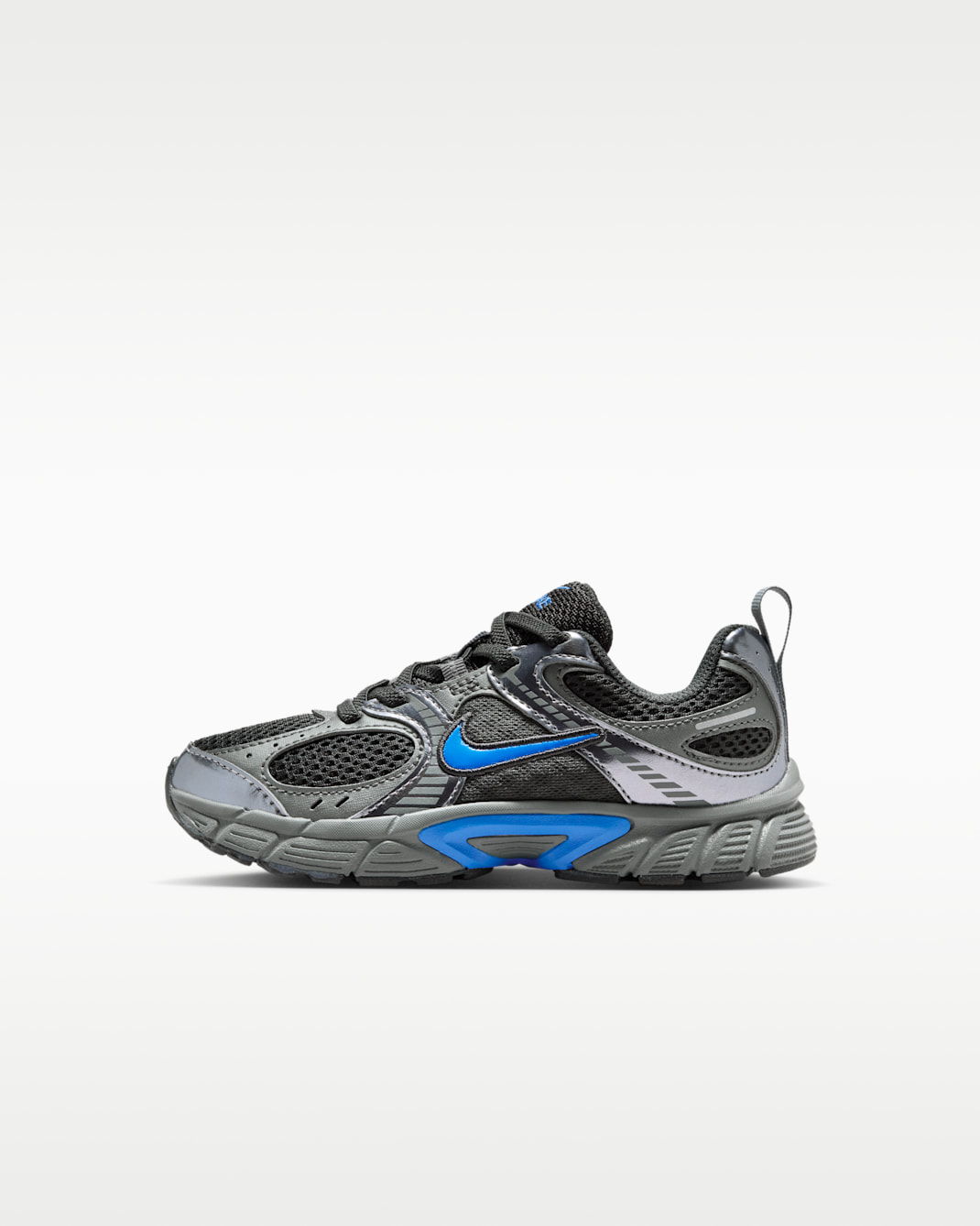 Nike V5 RNR Little Kids' Shoes - Anthracite/Metallic Cool Grey/Smoke Grey/Blue Crystal